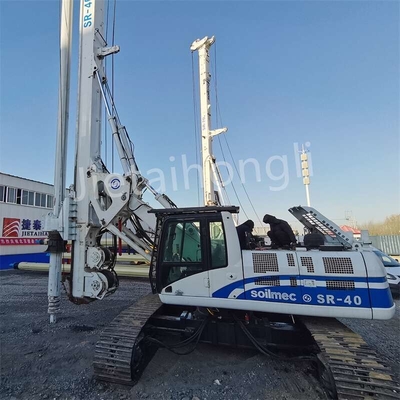 جودة  Kelly Miniature Used Rotary Drilling Rig SR40 50M Used Piling Rig For Construction مصنع