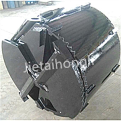 جودة  Double Bottom Sand Soil Drilling Bucket Core Barrel With Auger Teeth Rotary مصنع