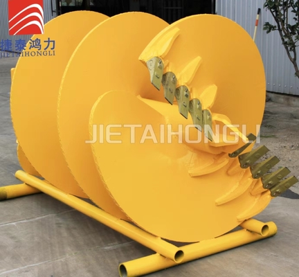 أسنان التربة المستقيمة حفر الصخور مثقب 600 مم 800 مم 1000 مم باور Soilmec Imt 200 * 200
